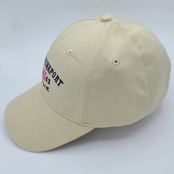 Kennebunkport Maine 41 43 President Bush Hat Snapback Beige USA Flag By Saxony - Picture 5 of 7